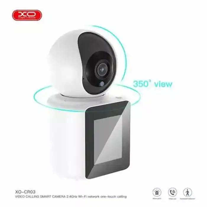 XO XO-CR03 200W Pixel Bi-directional Video Calling Smart Camera (2.4G Wireless WiFi)